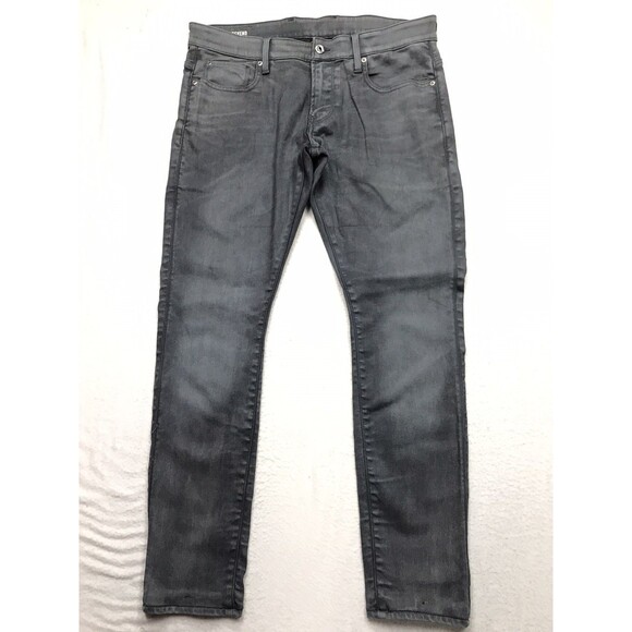 G STAR RAW Revend Jean Men 36x30 (36/32 tag) Gray Super Slim Stretch Denim Skate - Picture 1 of 15